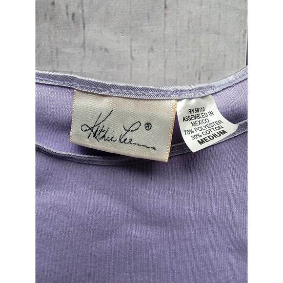 Kathie Lee T Shirt Size Medium Light Purple - Picture 2 of 5